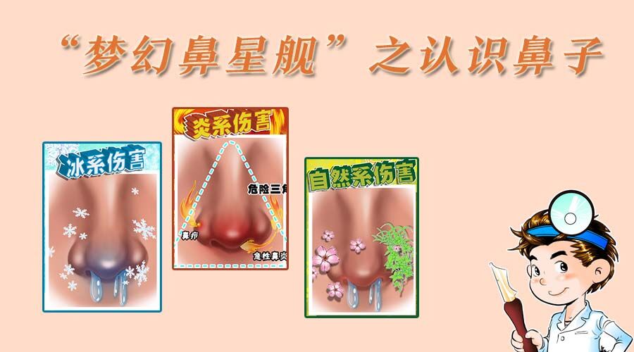 第一节 系列漫画 梦幻鼻星舰 之认识鼻子 Nose